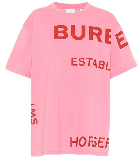 pink burberry tshirt
